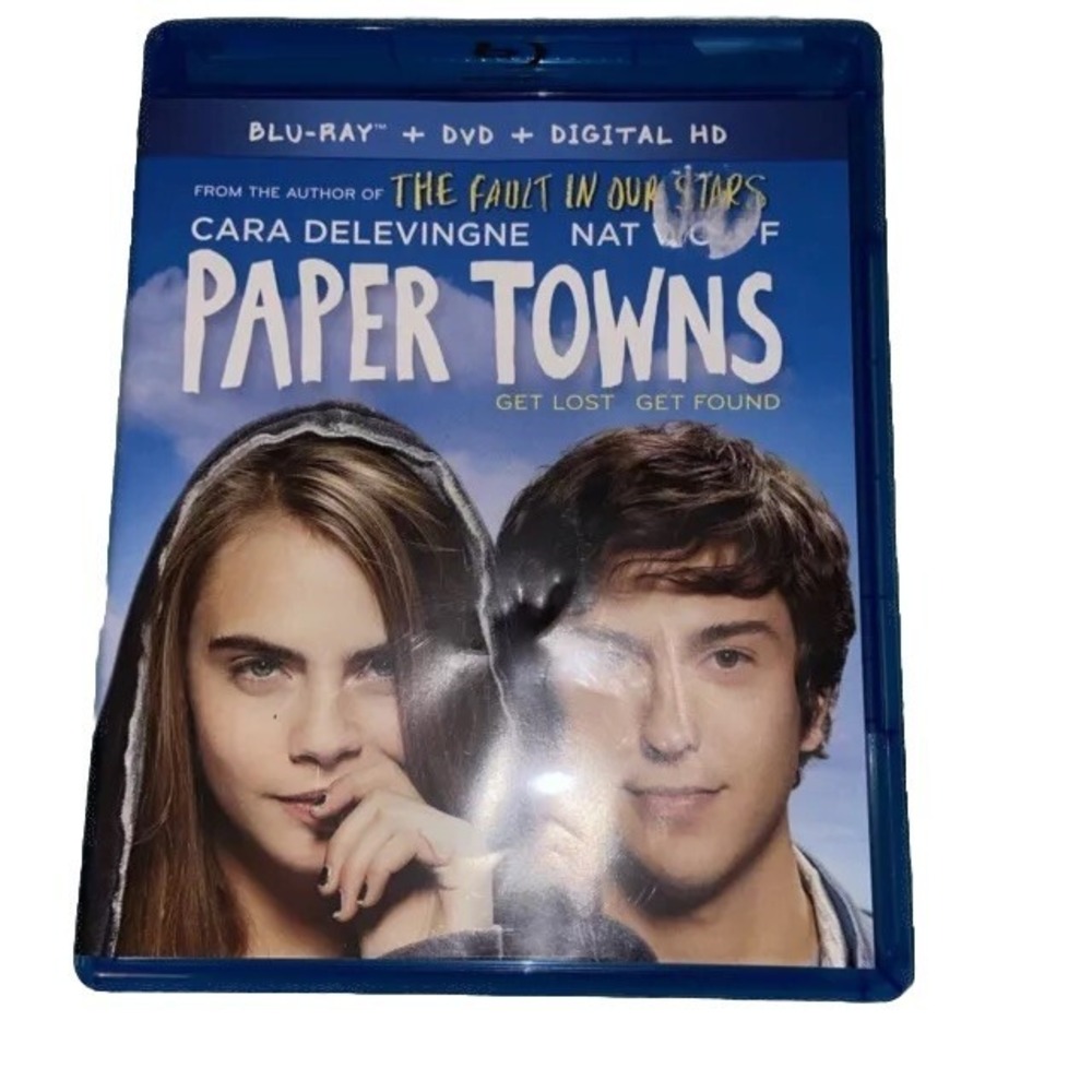 Paper Towns Blu Ray Dvd Romantic Drama Nat Wolff Cara Delevinge